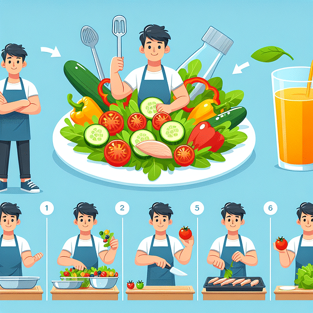 healthy meal for a student