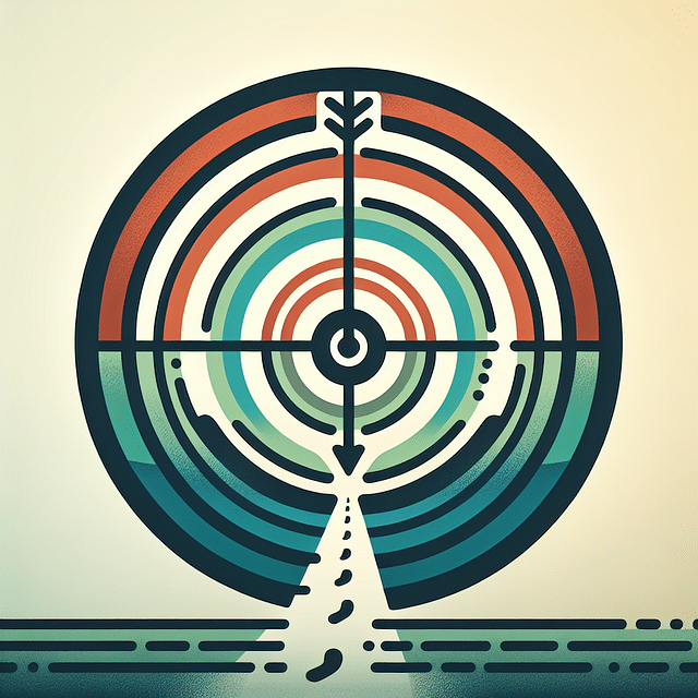 target with an arrow in the bullseye