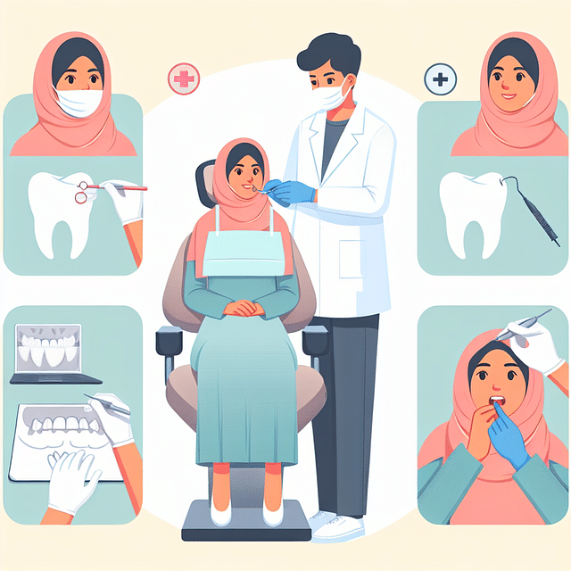 dental resident performing a procedure