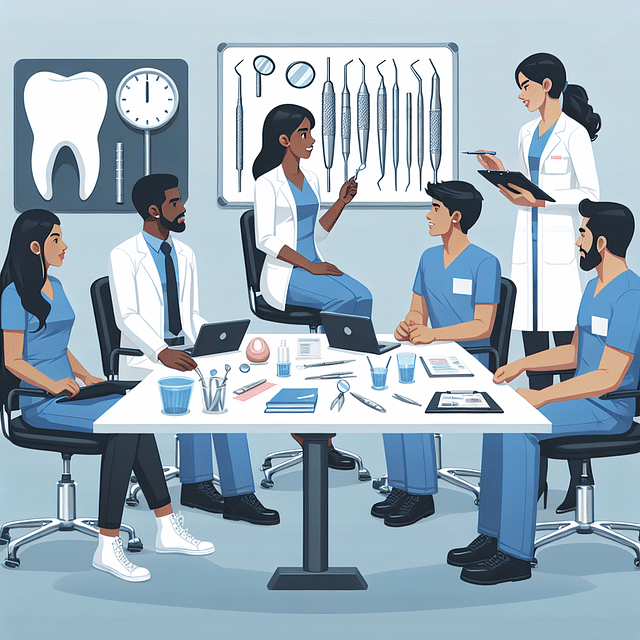 dental team meeting discussion