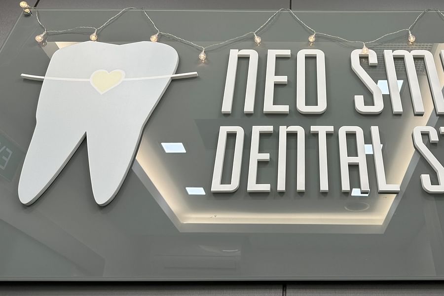 dental office clear signage