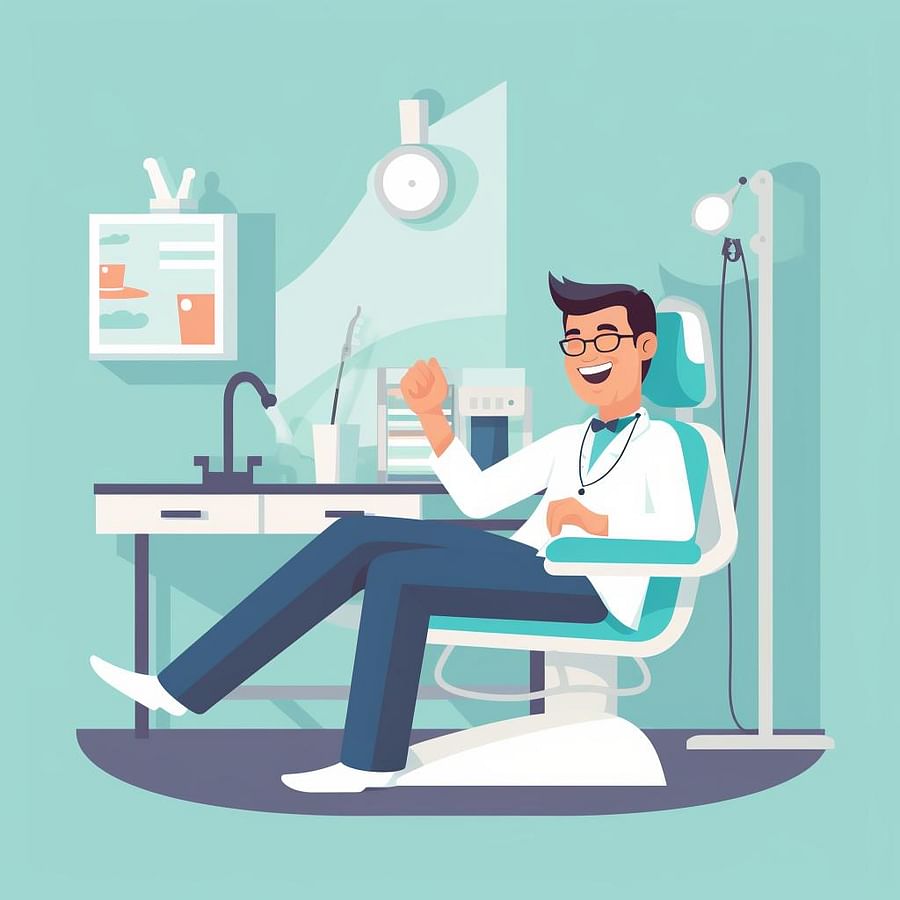 Dentist making a decision