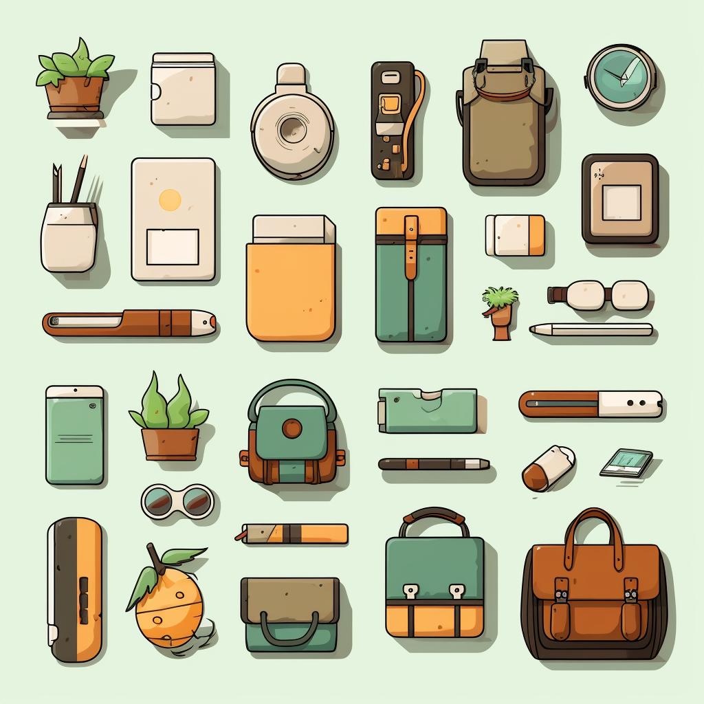 A collection of application materials