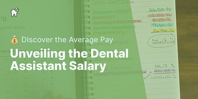 Unveiling the Dental Assistant Salary - 💰 Discover the Average Pay