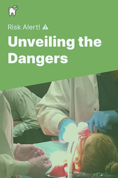 Unveiling the Dangers - Risk Alert! ⚠️
