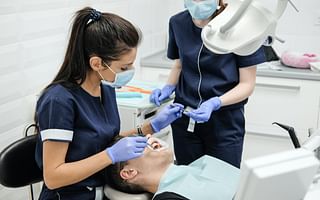 How can a dentist ensure safe and healthy dental care?